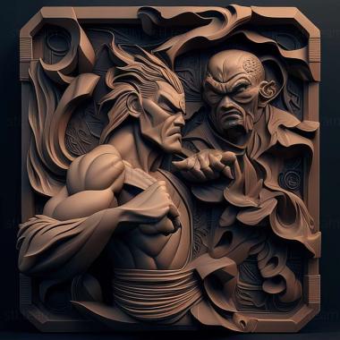 3D model Legends of Kung Fu game (STL)